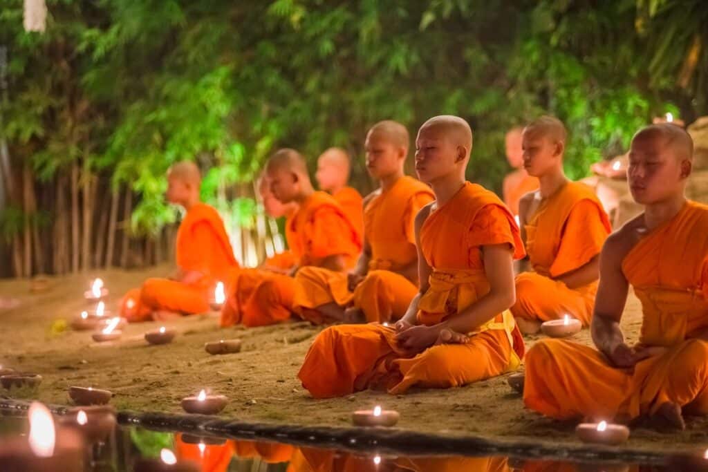 bouddistes prière
