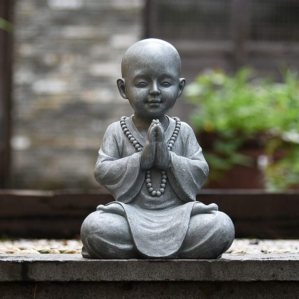 statuette bouddha enfant